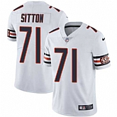Nike Chicago Bears #71 Josh Sitton White NFL Vapor Untouchable Limited Jersey,baseball caps,new era cap wholesale,wholesale hats